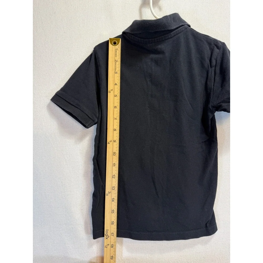 The Childrens Place Boys Navy Blue Short Sleeve Pique Polo Shirt Size S 5/6